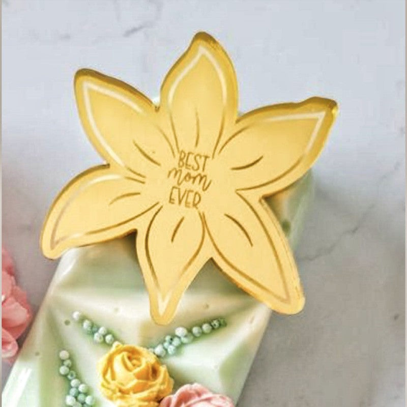 Wholesale10PCS/PACK Mother's Day Acrylic Cake Decoration